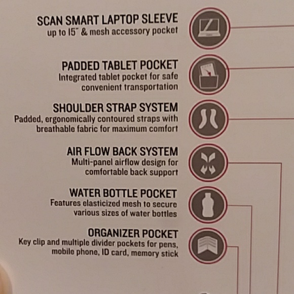 SwissGear laptop backpack Black - Picture 4 of 6